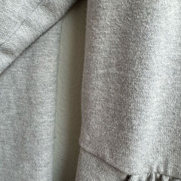 Rebecca Taylor Gray High Neck Casual Long Sleeve Mini Dress Size XL Fit & Flare - Picture 9 of 12